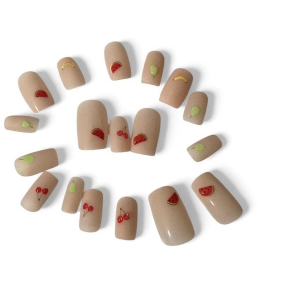 Fruit-Themed Press-On Nails